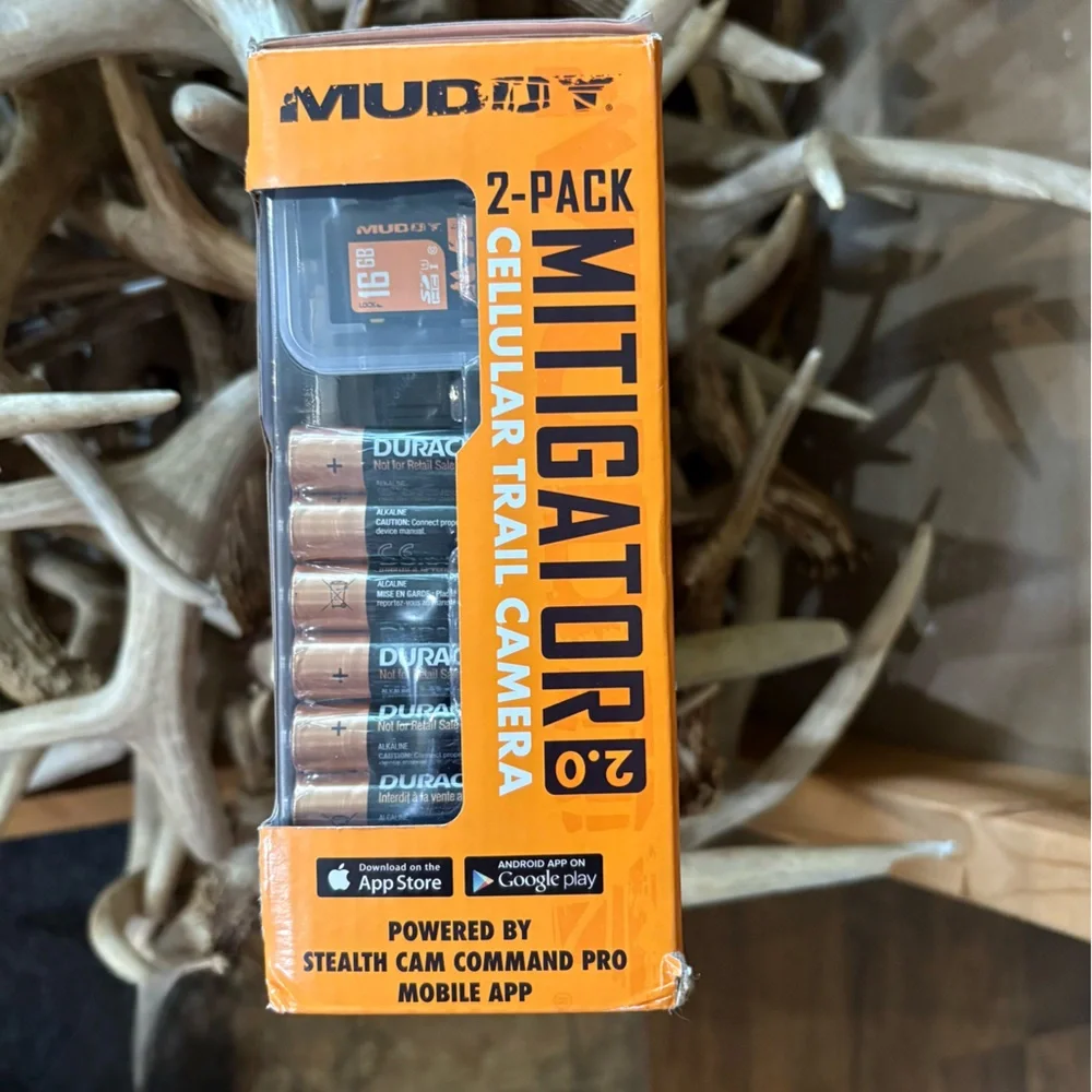 Mudd Mitigator 2.0 Cellular Trail Camera - Black/Orange (2-Pack)